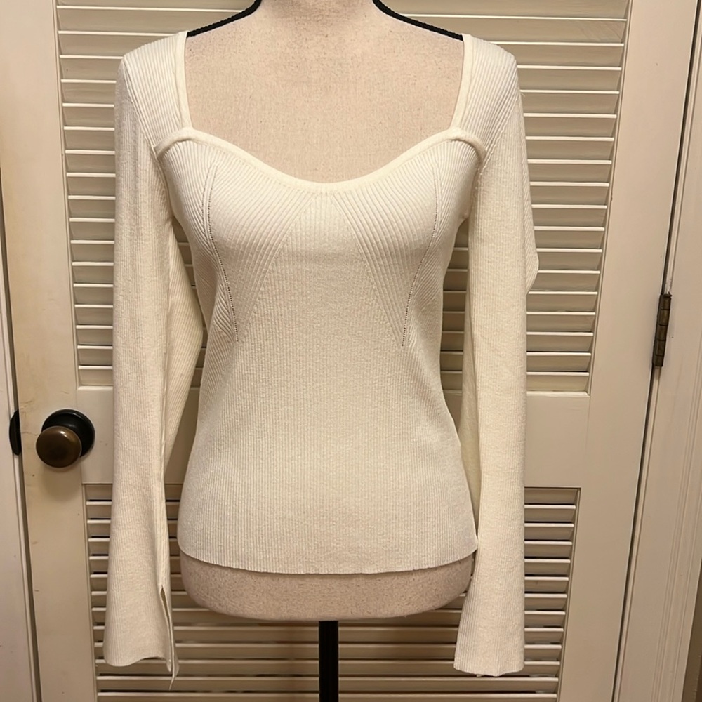 Antonio Melani Sydney Ribbed Sweater in Warm Harvest, Size XLarge, NWT
